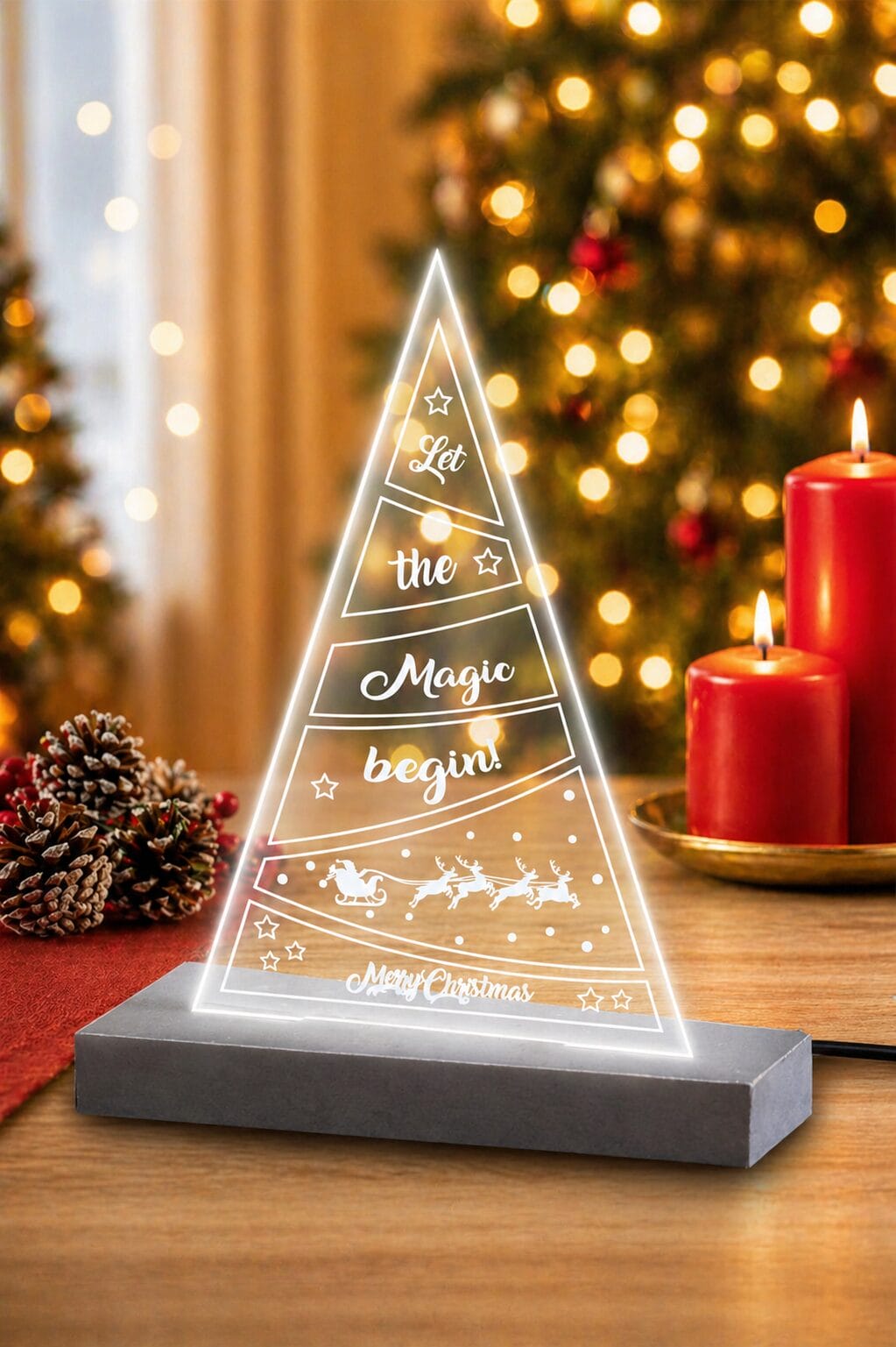 Φωτιστικό plexiglass δέντρο 2