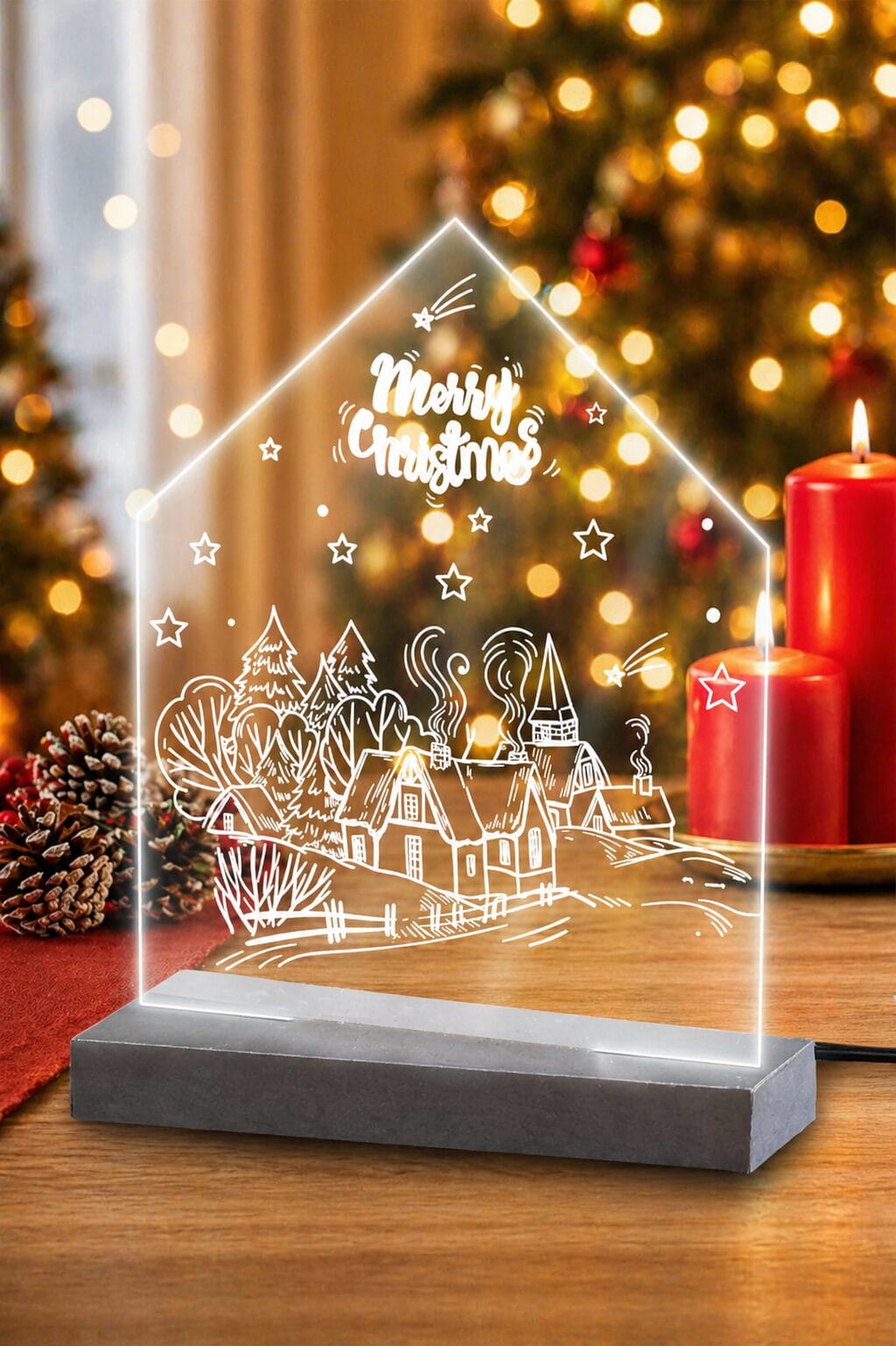Φωτιστικό plexiglass village