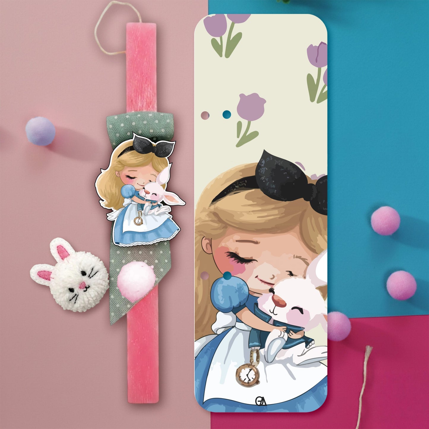 Λαμπάδα Alice in Wonderland — Theodor Creations