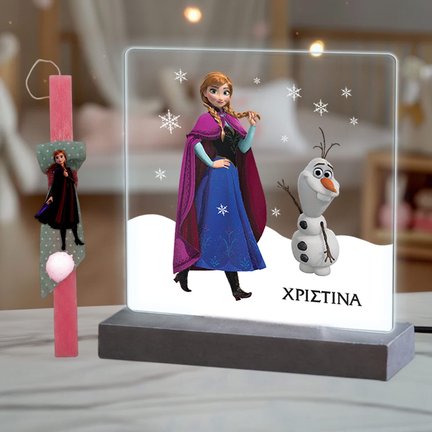 Λαμπάδα Anna με plexiglass