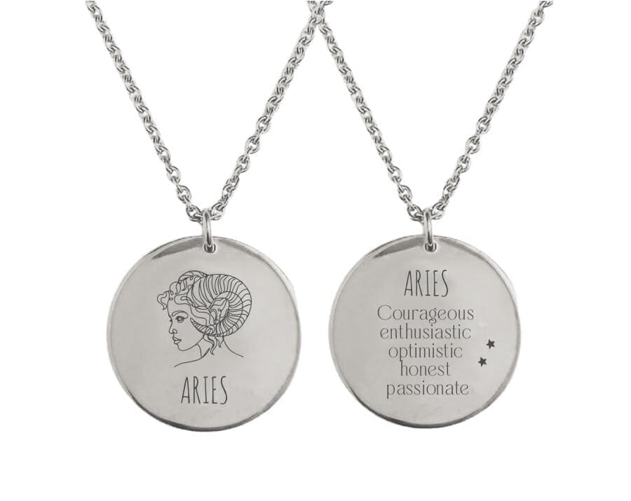 Κολιέ Aries 2 όψεων από ατσάλι — Theodor Creations εικόνα 3