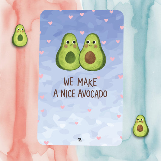 Λαμπάδα Couple We make a nice Avocado — Theodor Creations