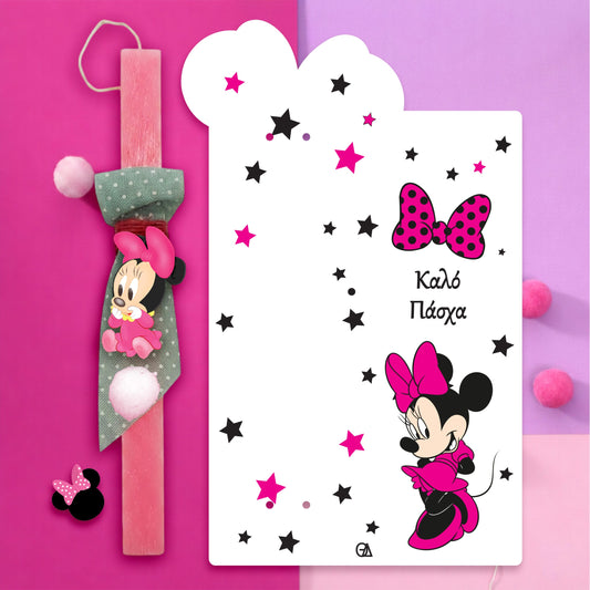 Λαμπάδα Minnie 2 — Theodor Creations