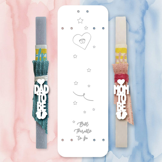 Λαμπάδα Mom & Dad To Be — Theodor Creations