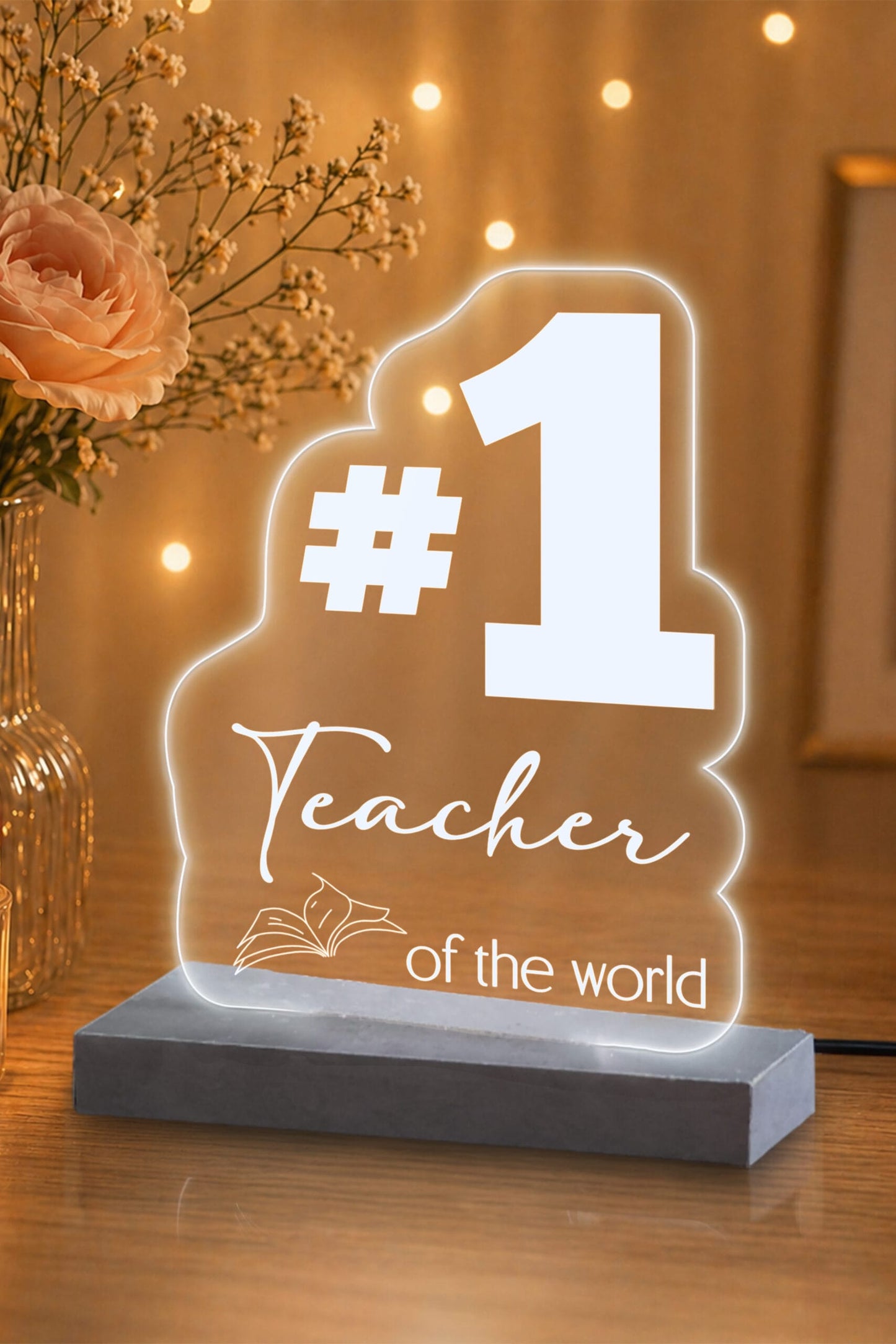 Φωτιστικό plexiglass #1 teacher