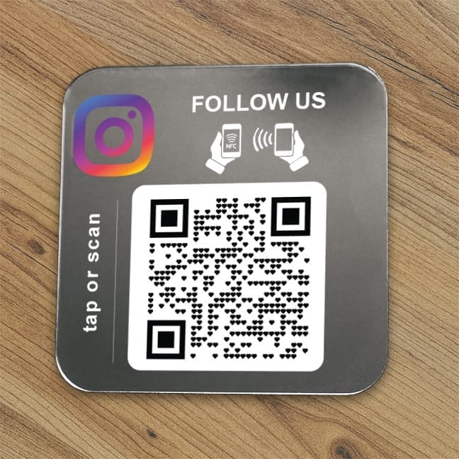 Tap or Scan- Instagram επιτραπέζιο — Theodor Creations εικόνα 5