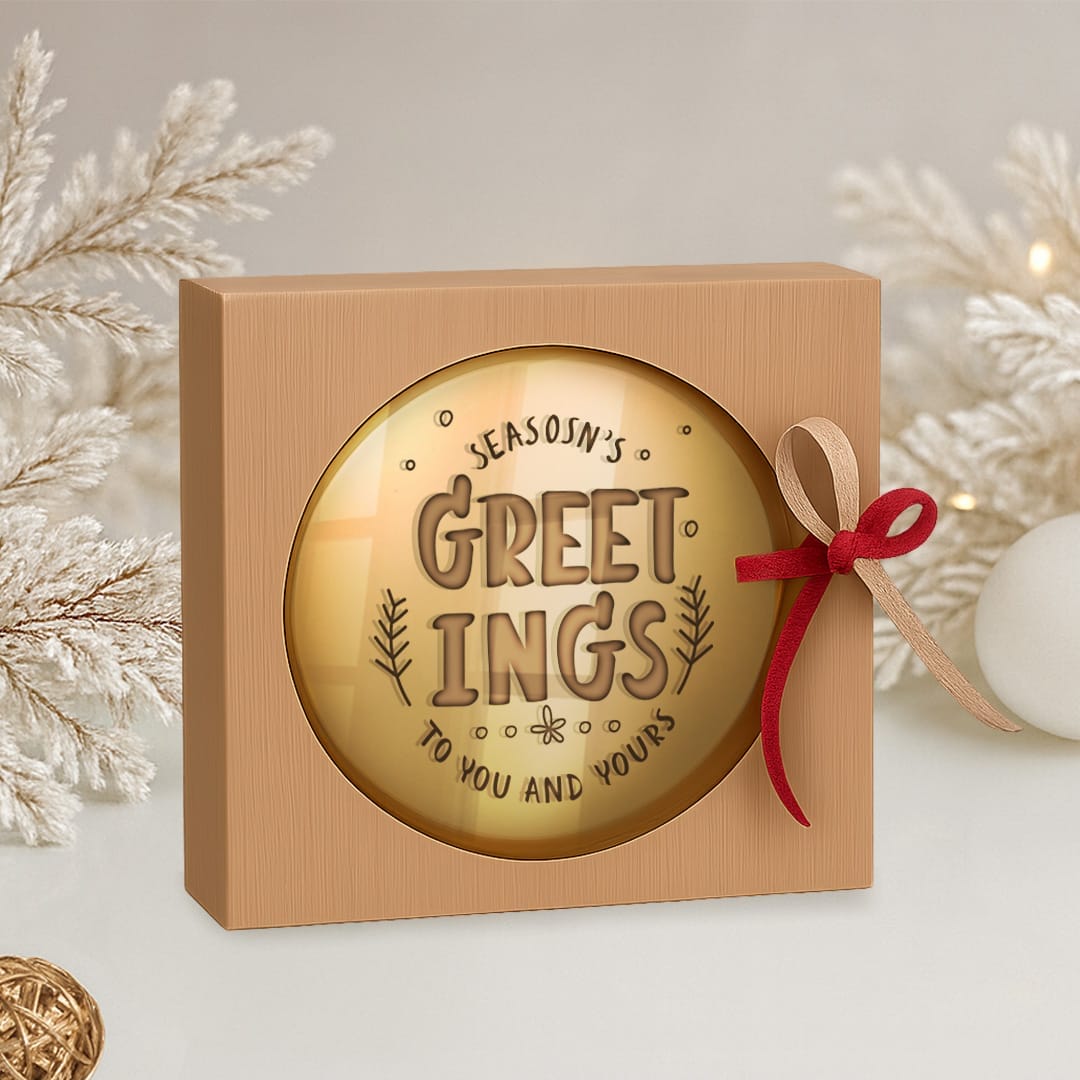 Κάδρο χρυσό Season's Greetings