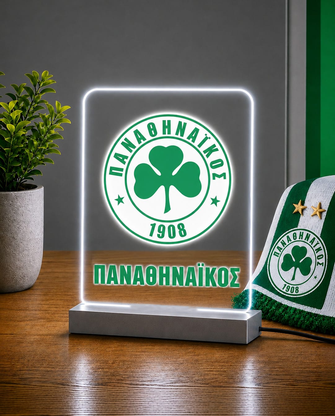 Φωτιστικό plexiglass Παναθηναικός