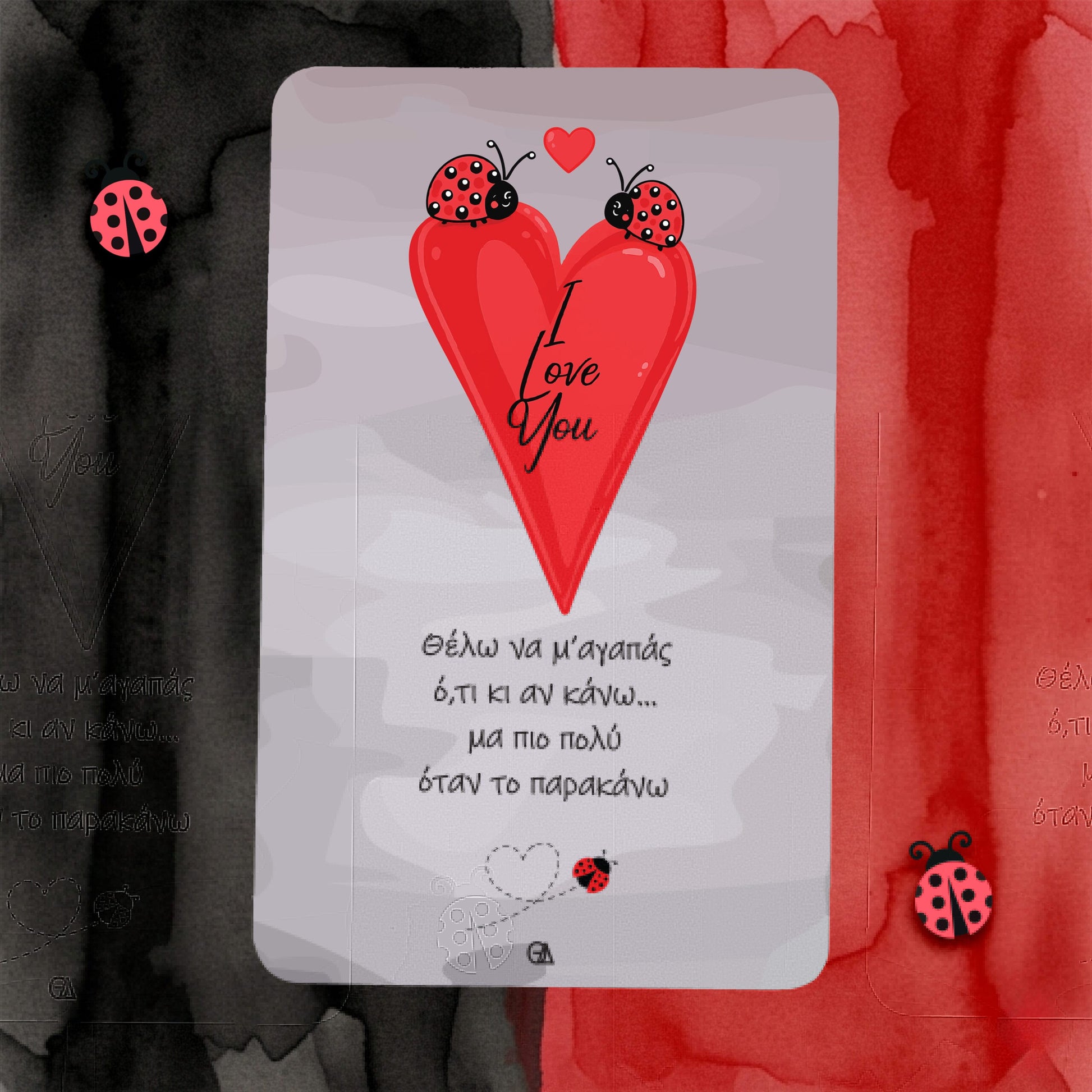Σετ λαμπάδες Ladybugs in Love — Theodor Creations