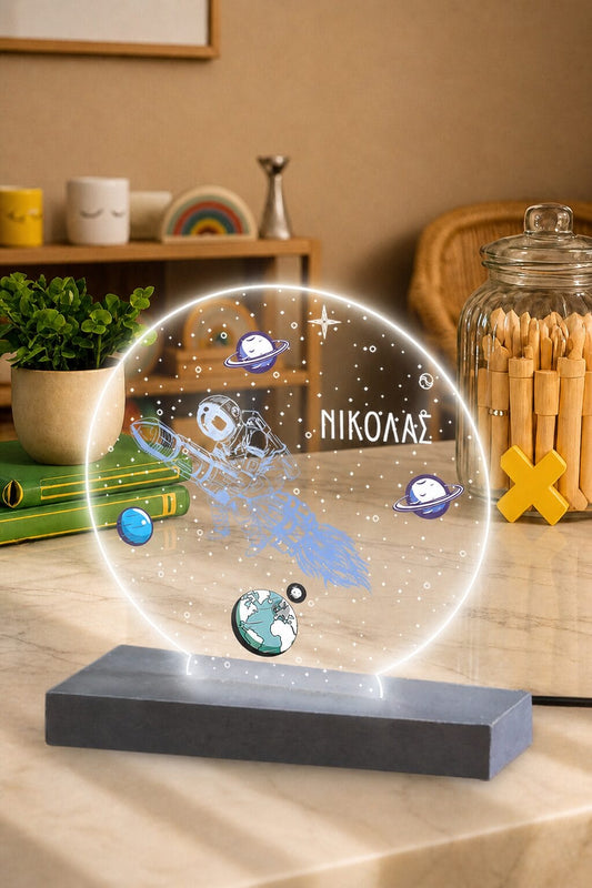 Φωτιστικο Plexiglass Διάστημα