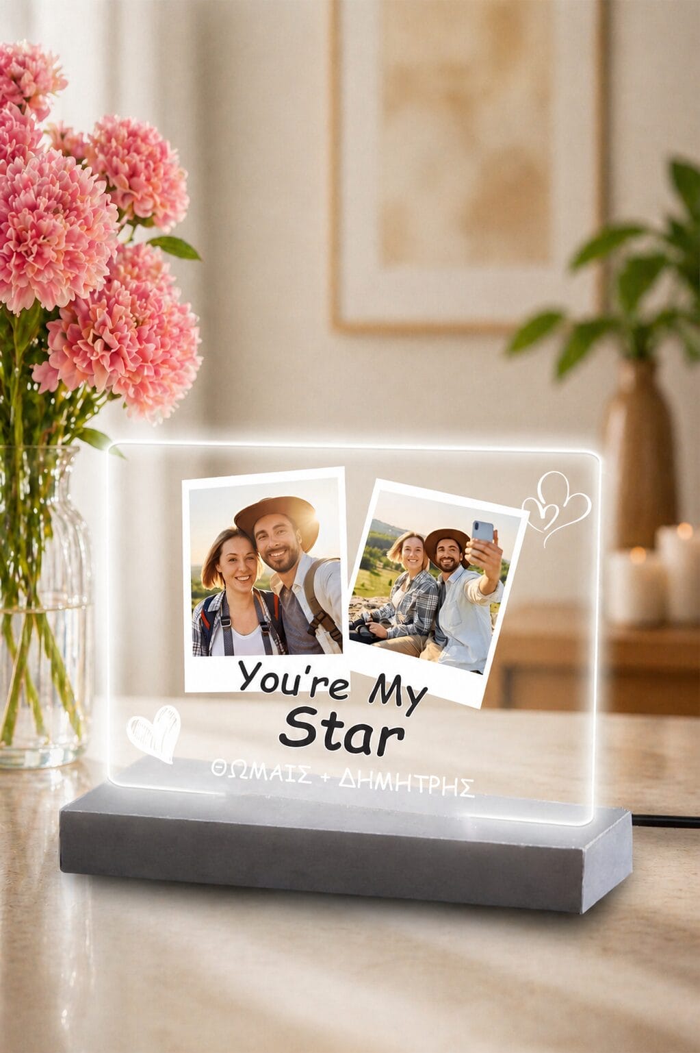 Επιτραπέζιο φωτιστικό Polaroid Love