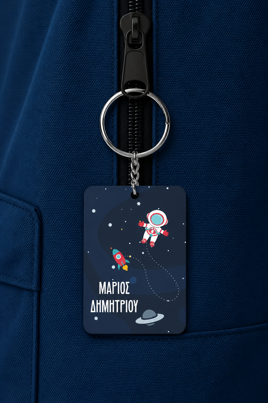Ξύλινο μπρελόκ space