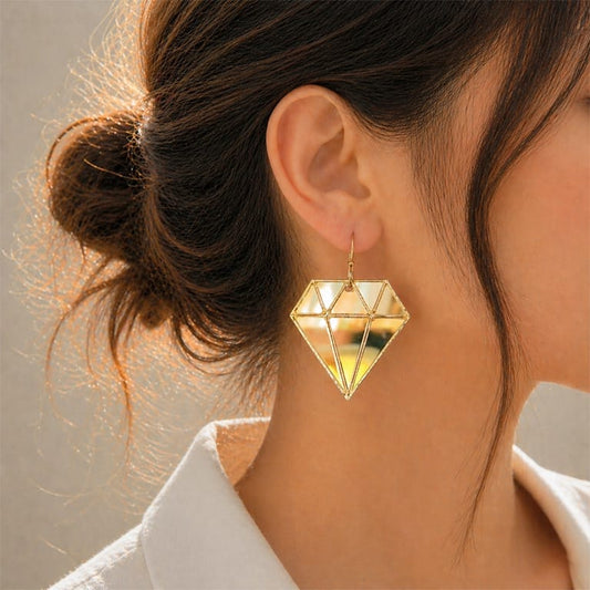 Σκουλαρίκια από Plexiglass Modern Diamond