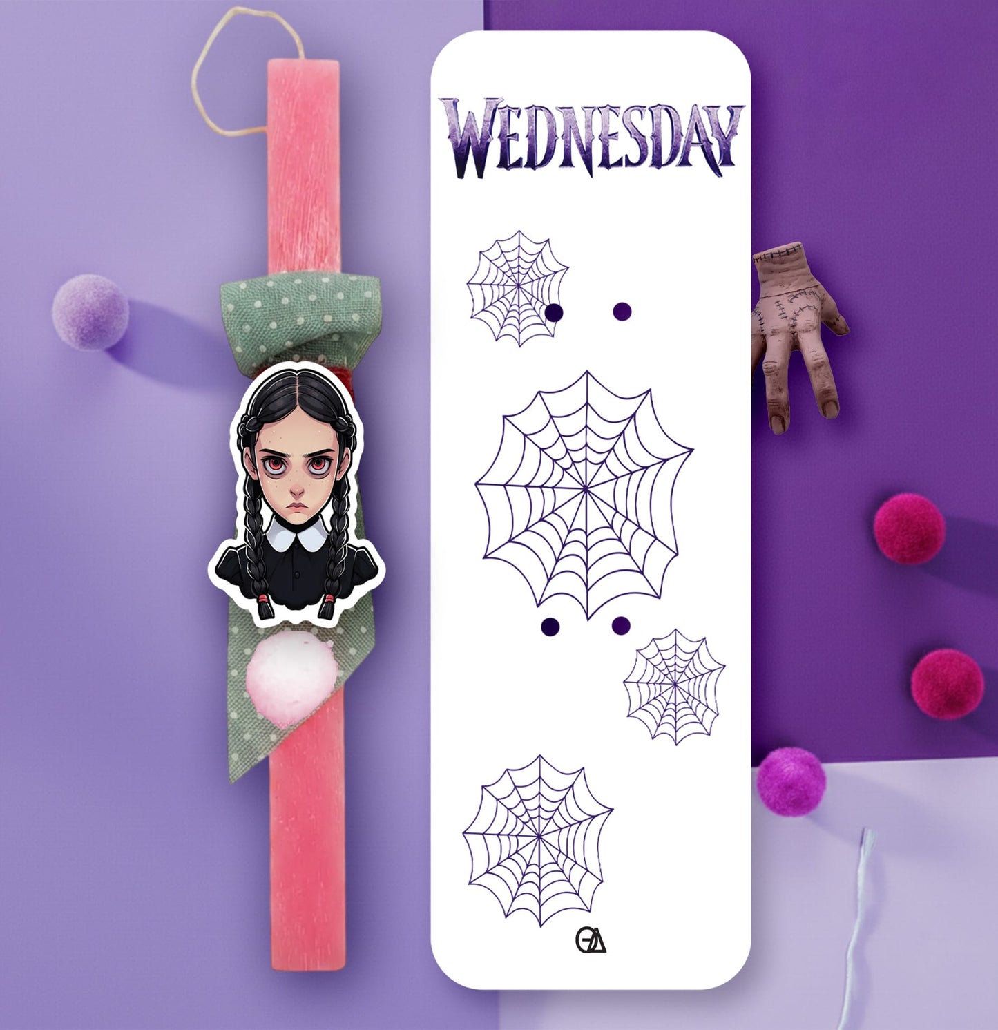 Λαμπάδα Wednesday — Theodor Creations