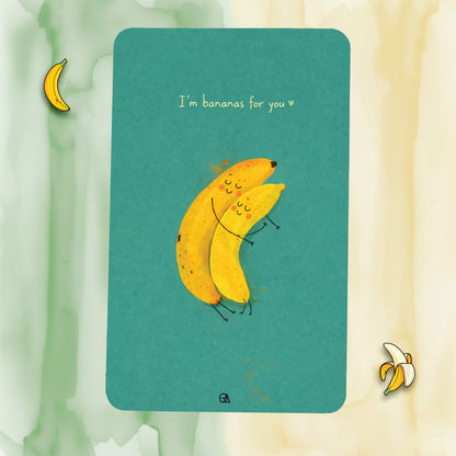 Λαμπάδα Couple I'm bananas for you — Theodor Creations