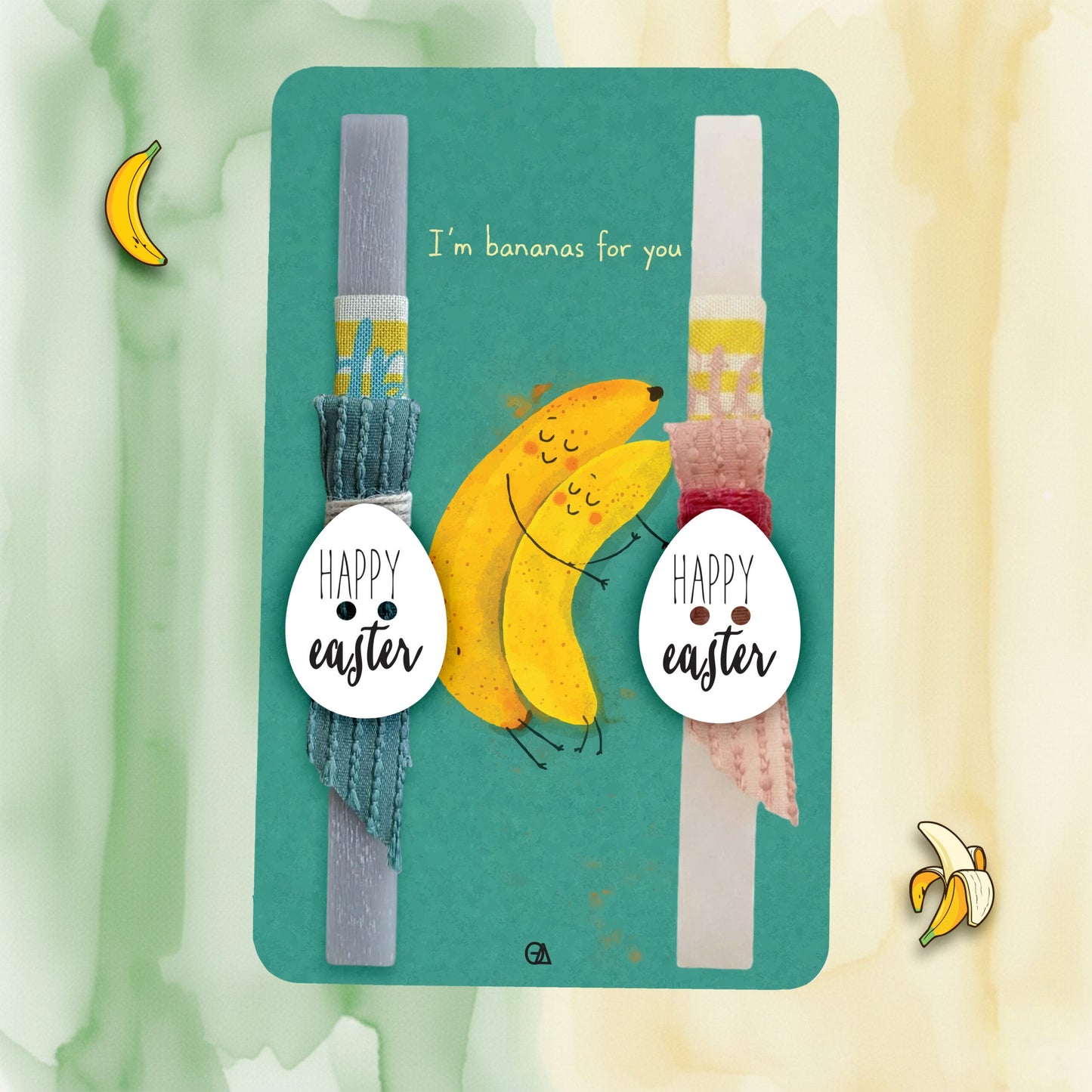 Λαμπάδα Couple I'm bananas for you