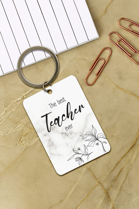 Ξύλινο μπρελόκ best teacher