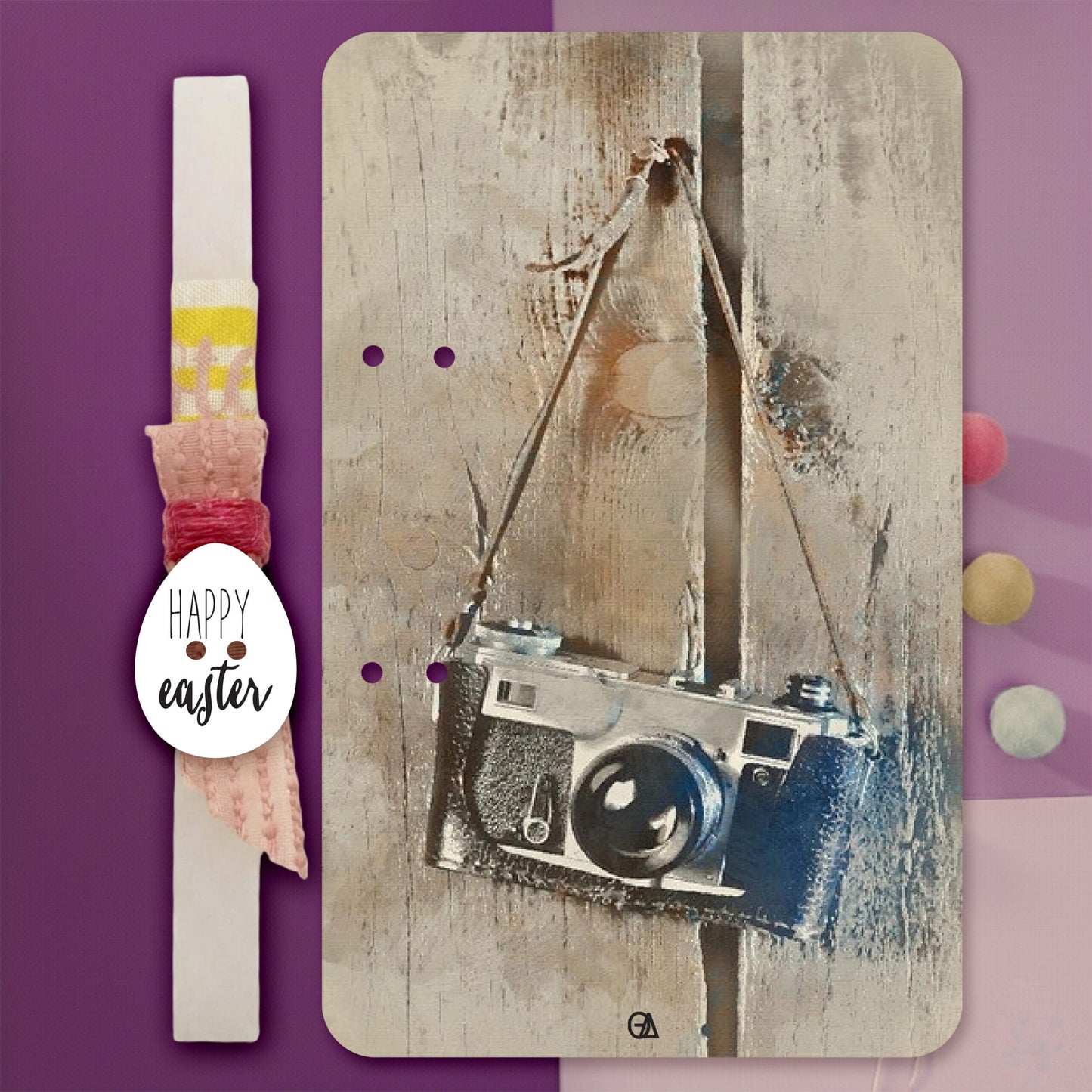 Λαμπάδα Camera Vintage — Theodor Creations