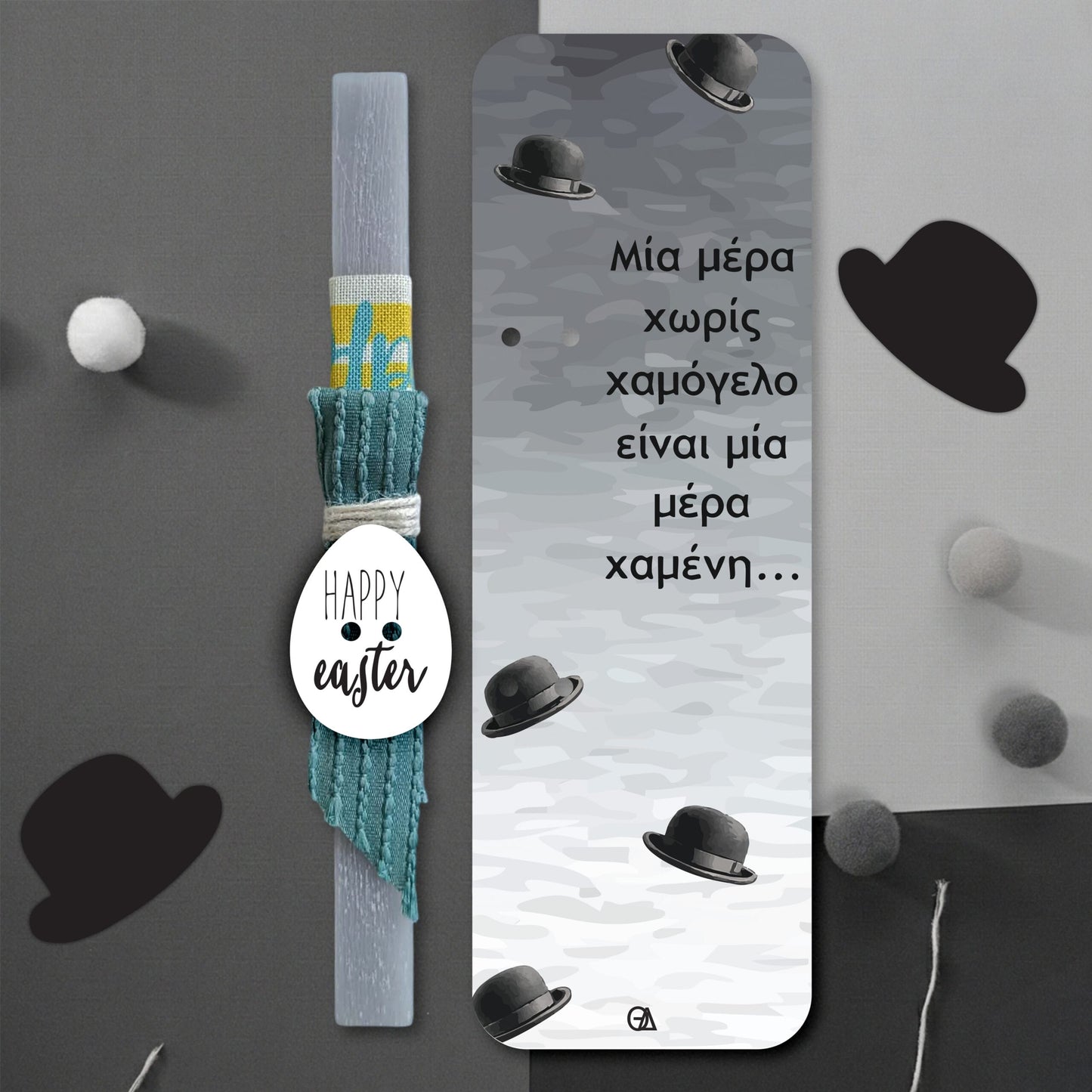 Λαμπάδα Charlie Chaplin — Theodor Creations