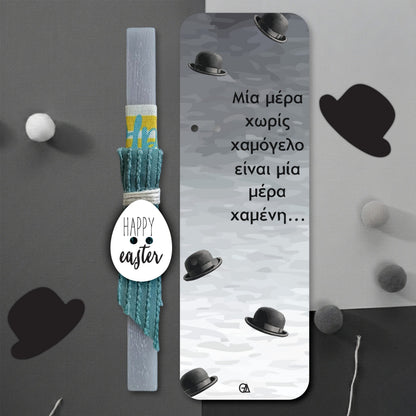 Λαμπάδα Charlie Chaplin — Theodor Creations