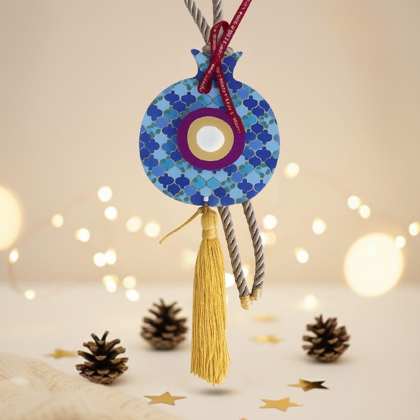 Γούρι ρόδι κρεμαστό Purple — Theodor Creations