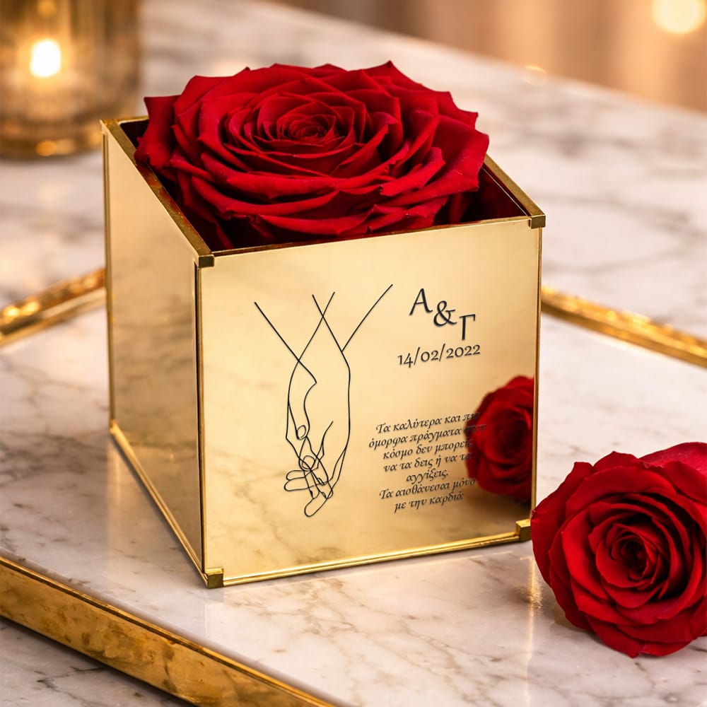 Παντοτινα Τριανταφυλλα, Forever Red Rose Mirror – Hands