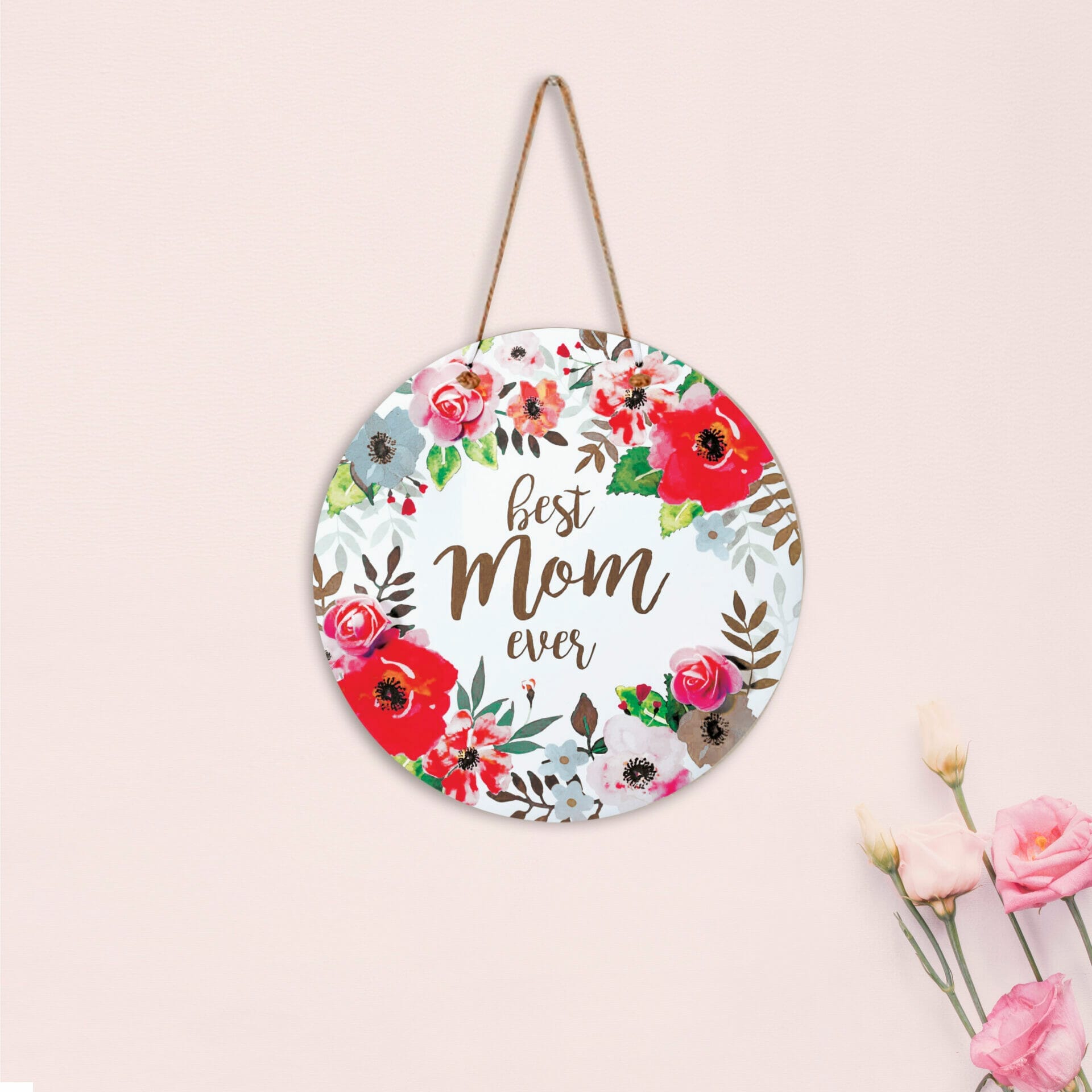 Ξύλινο καδράκι mom κρεμαστό 3