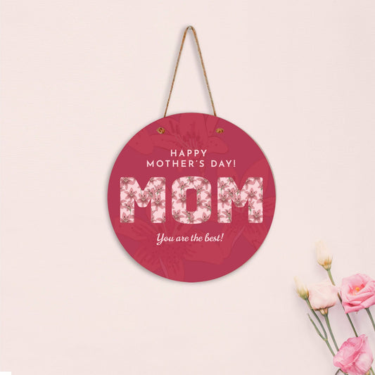 Ξύλινο καδράκι mom κρεμαστό 2