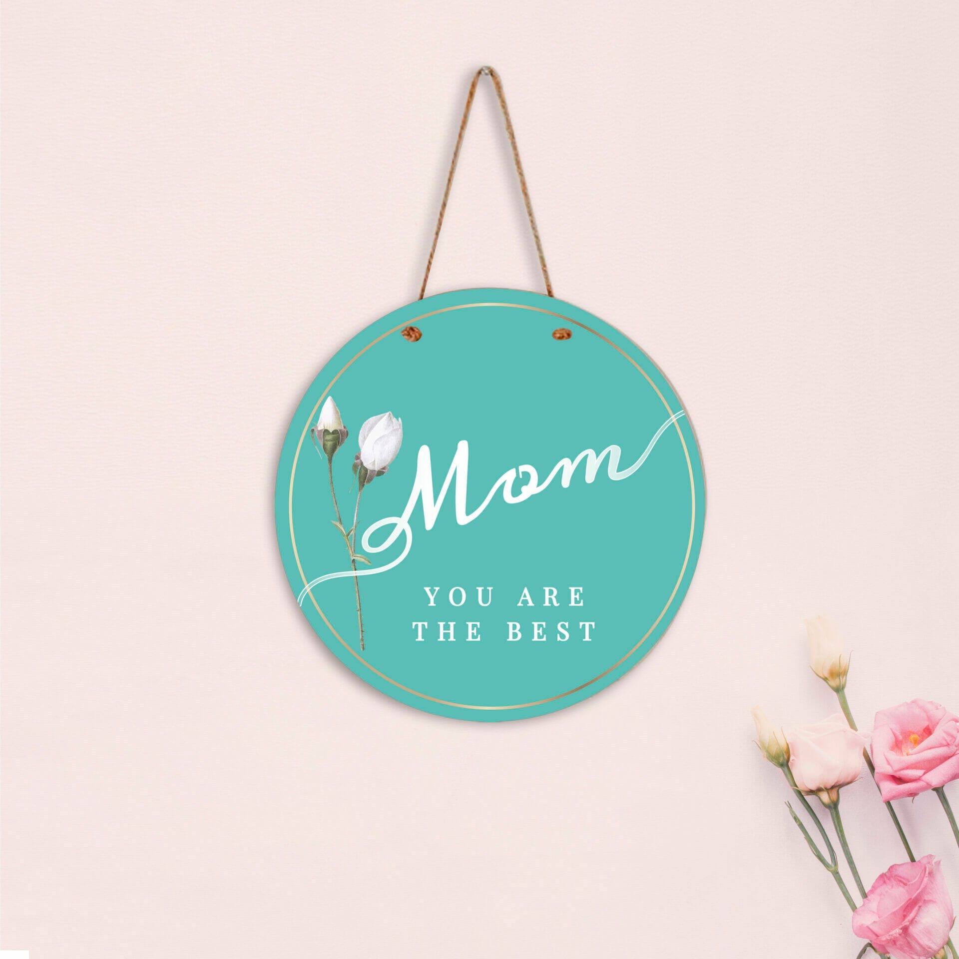 Ξύλινο καδράκι mom κρεμαστό