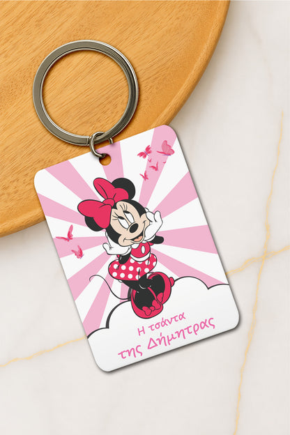 Ξύλινο μπρελόκ minnie
