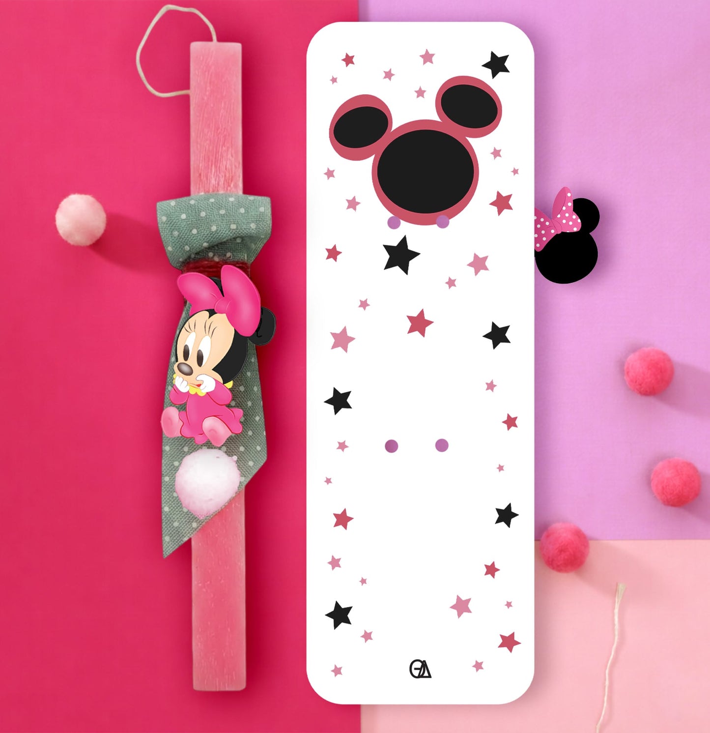 Λαμπάδα Minnie — Theodor Creations