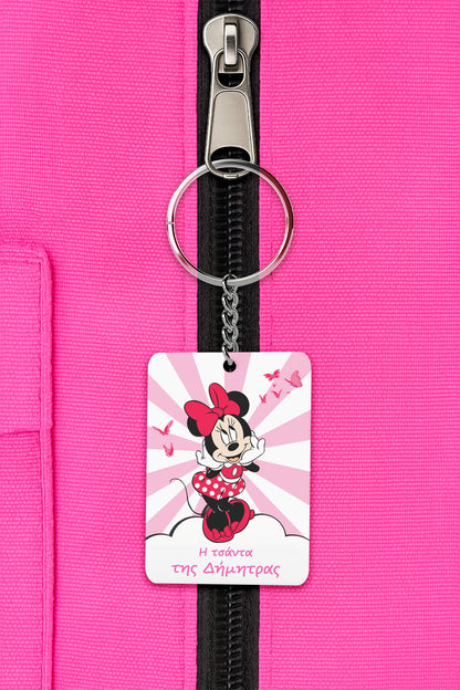 Ξύλινο μπρελόκ minnie