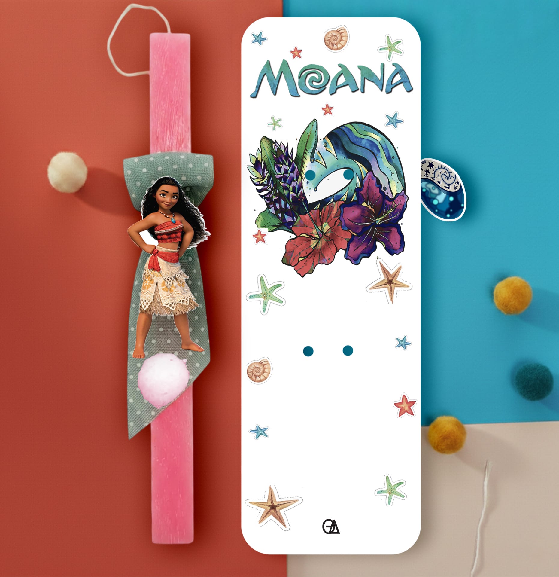 Λαμπάδα Moana — Theodor Creations