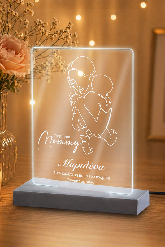 Φωτιστικό Plexiglass Newborn Mom