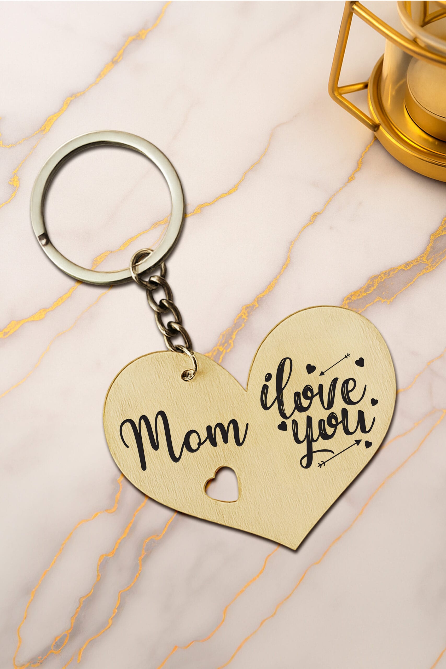 Μπρελόκ mom καρδιά 2