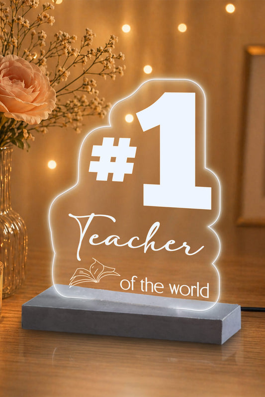 Φωτιστικό plexiglass #1 teacher