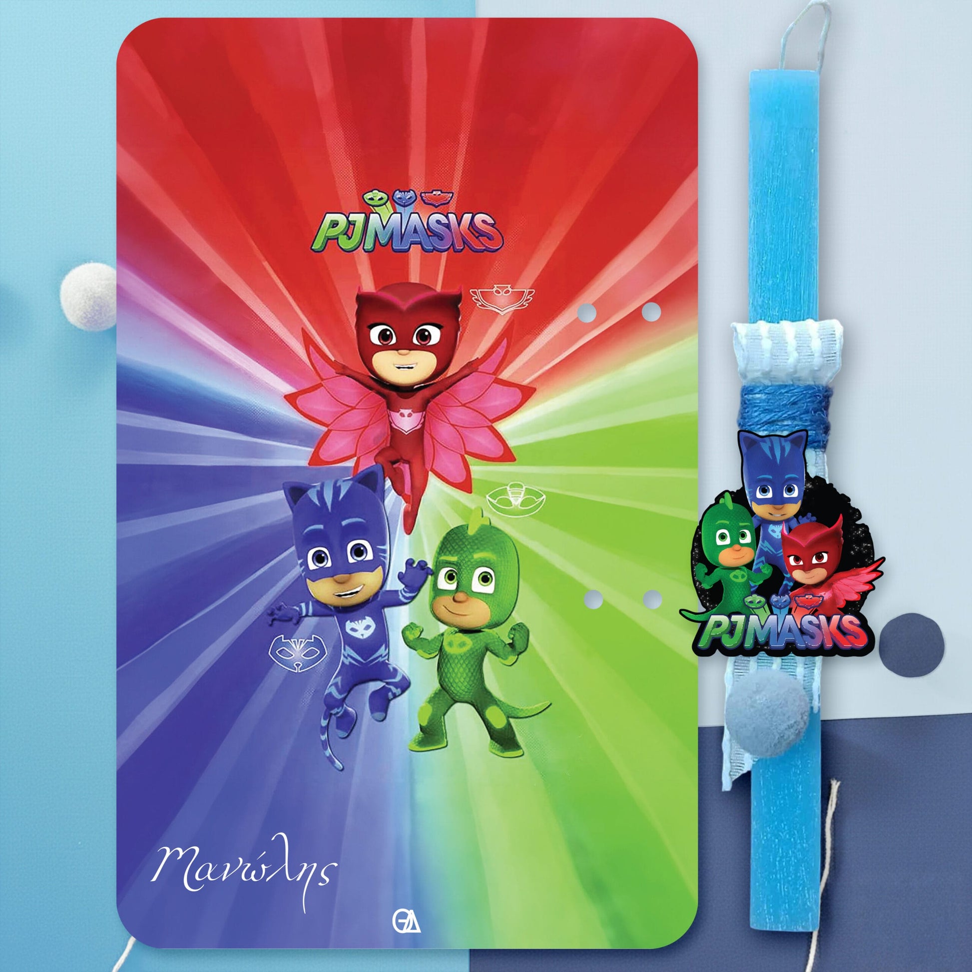Λαμπάδα PJ Masks — Theodor Creations — εικόνα 2