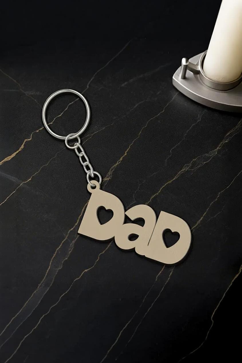 Ξύλινο μπρελόκ Dad