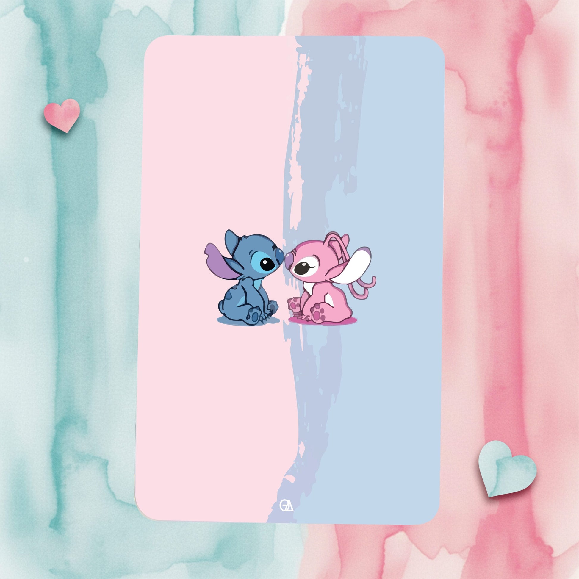 Λαμπάδα Couple Stitch & Angel 2 — Theodor Creations