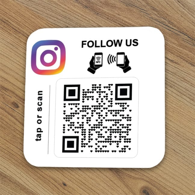 Tap or Scan- Instagram επιτραπέζιο