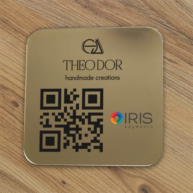 Tap or Scan- Iris Payments Εταιρικό επιτραπέζιο — Theodor Creations εικόνα 2