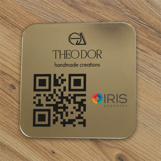 Tap or Scan- Iris Payments Εταιρικό επιτραπέζιο — Theodor Creations εικόνα 2