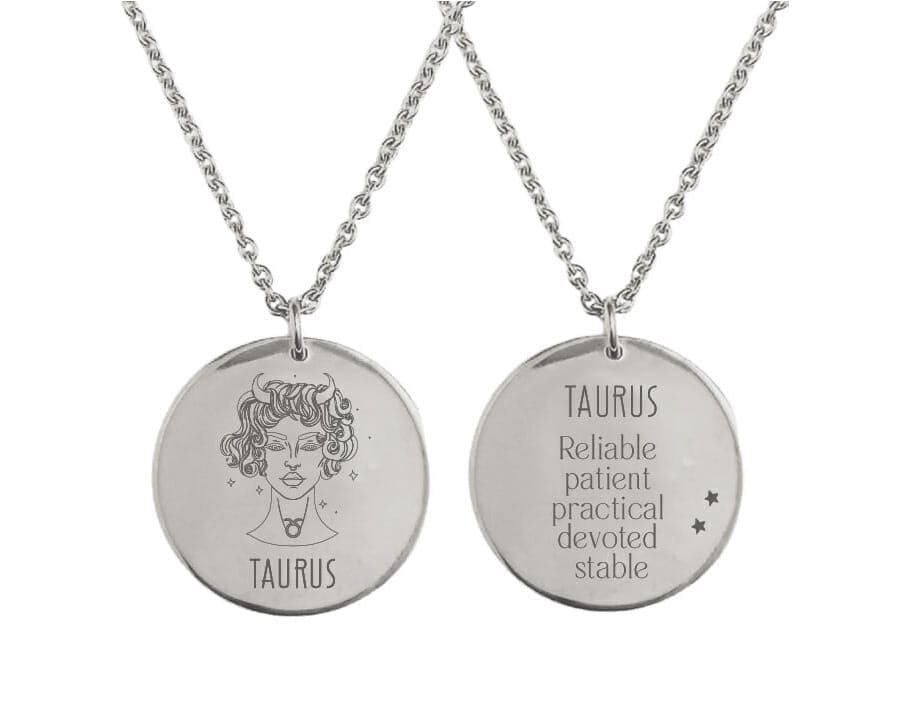 Κολιέ Taurus 2 όψεων από ατσάλι — Theodor Creations εικόνα 3
