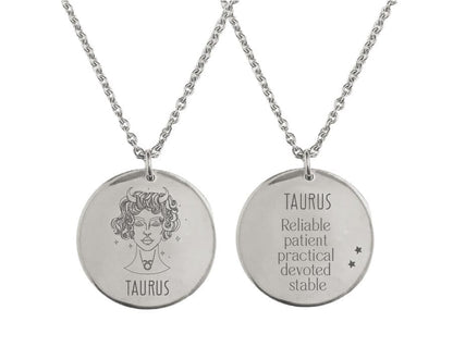 Κολιέ Taurus 2 όψεων από ατσάλι — Theodor Creations εικόνα 3
