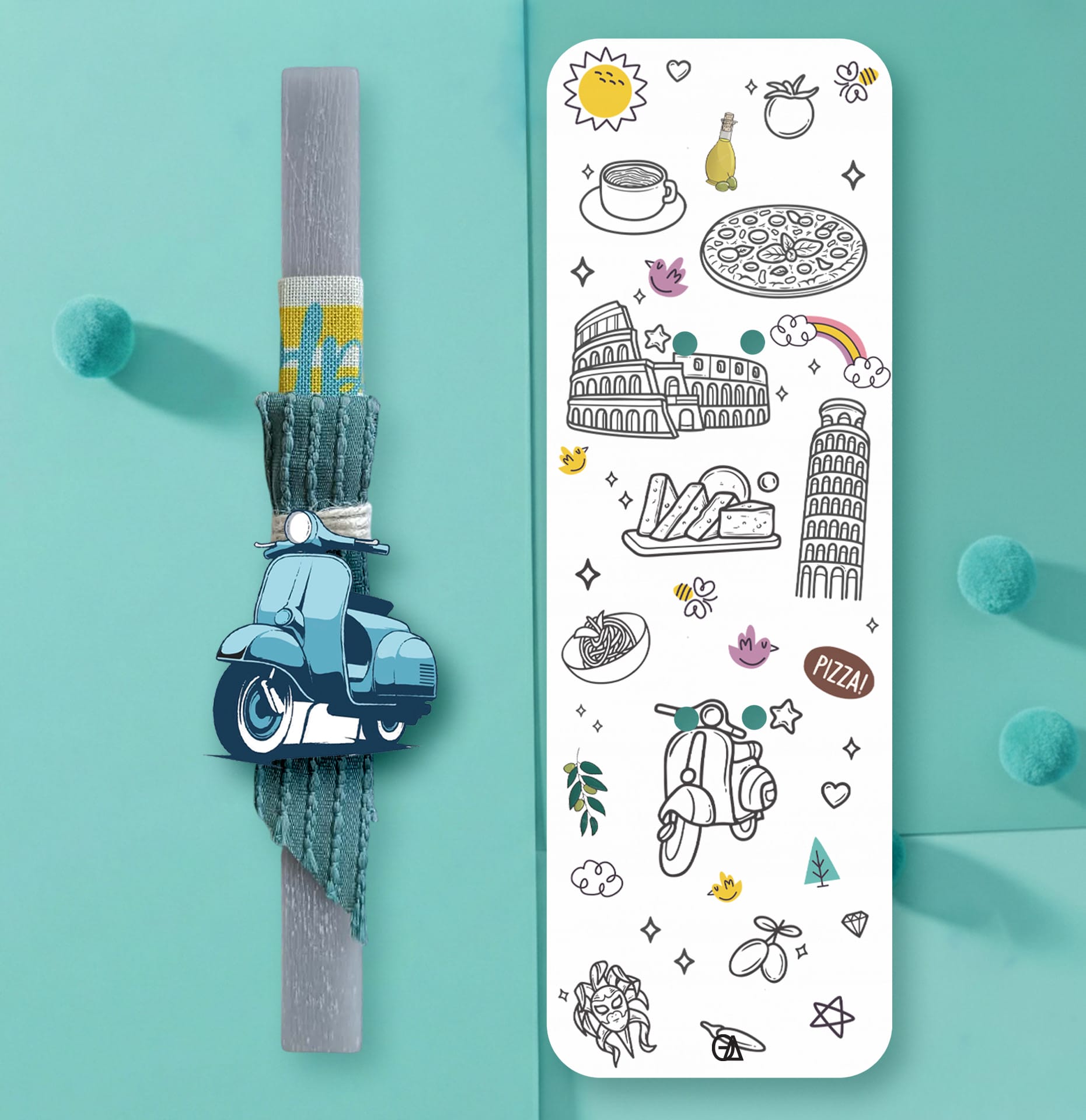Λαμπάδα Vespa — Theodor Creations