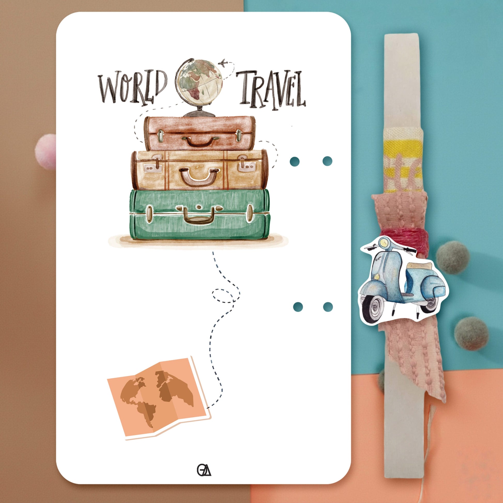 Ξύλινη λαμπάδα travel — Theodor Creations